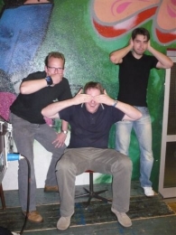 Bild der Band, links Heiko, in der Mitte Bernd, rechts Marius